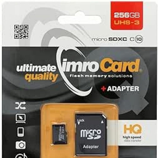 CARTE SD IMROCARD 256GB